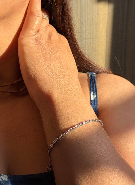 Timeless Elegance Anti-Tarnish Tennis Bracelet