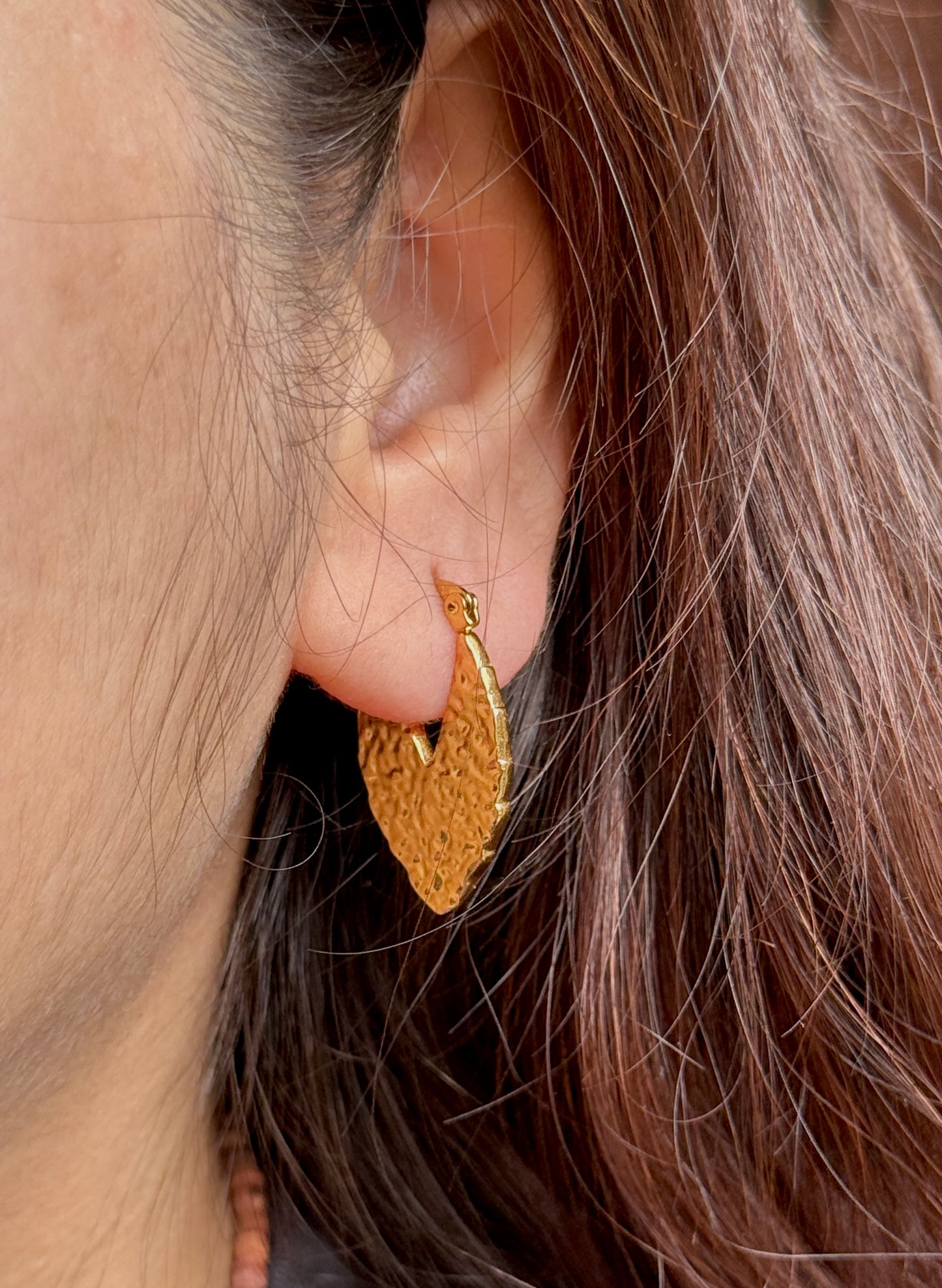 Anti-Tarnish Meshed Statement Earrings
