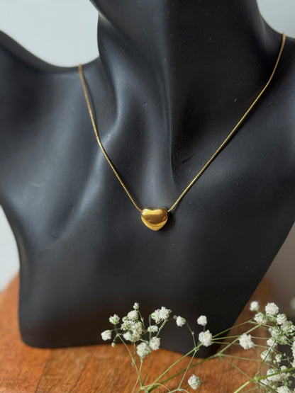 Minimalist Heart Anti-Tarnish Pendant