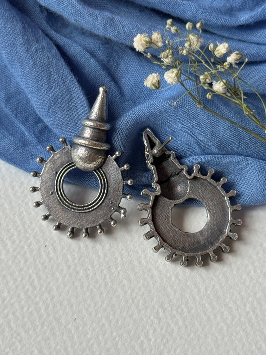 Antique Touch Brass Earrings