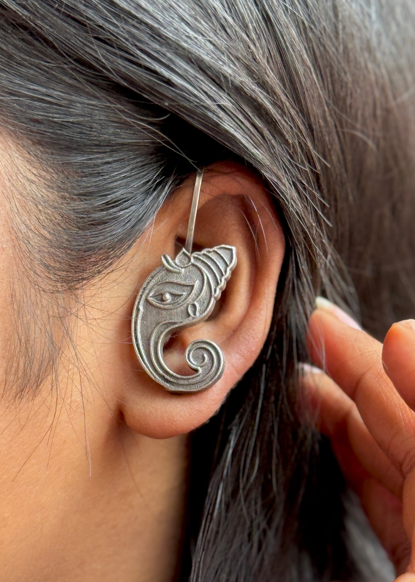 Ganeshji Inspired Ear Cuff