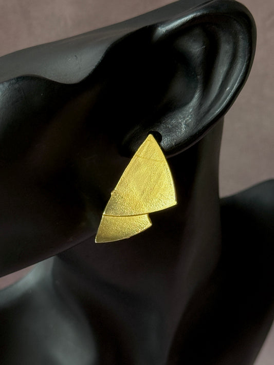 Anti-Tarnish Brass Butterfly Wings Earrings