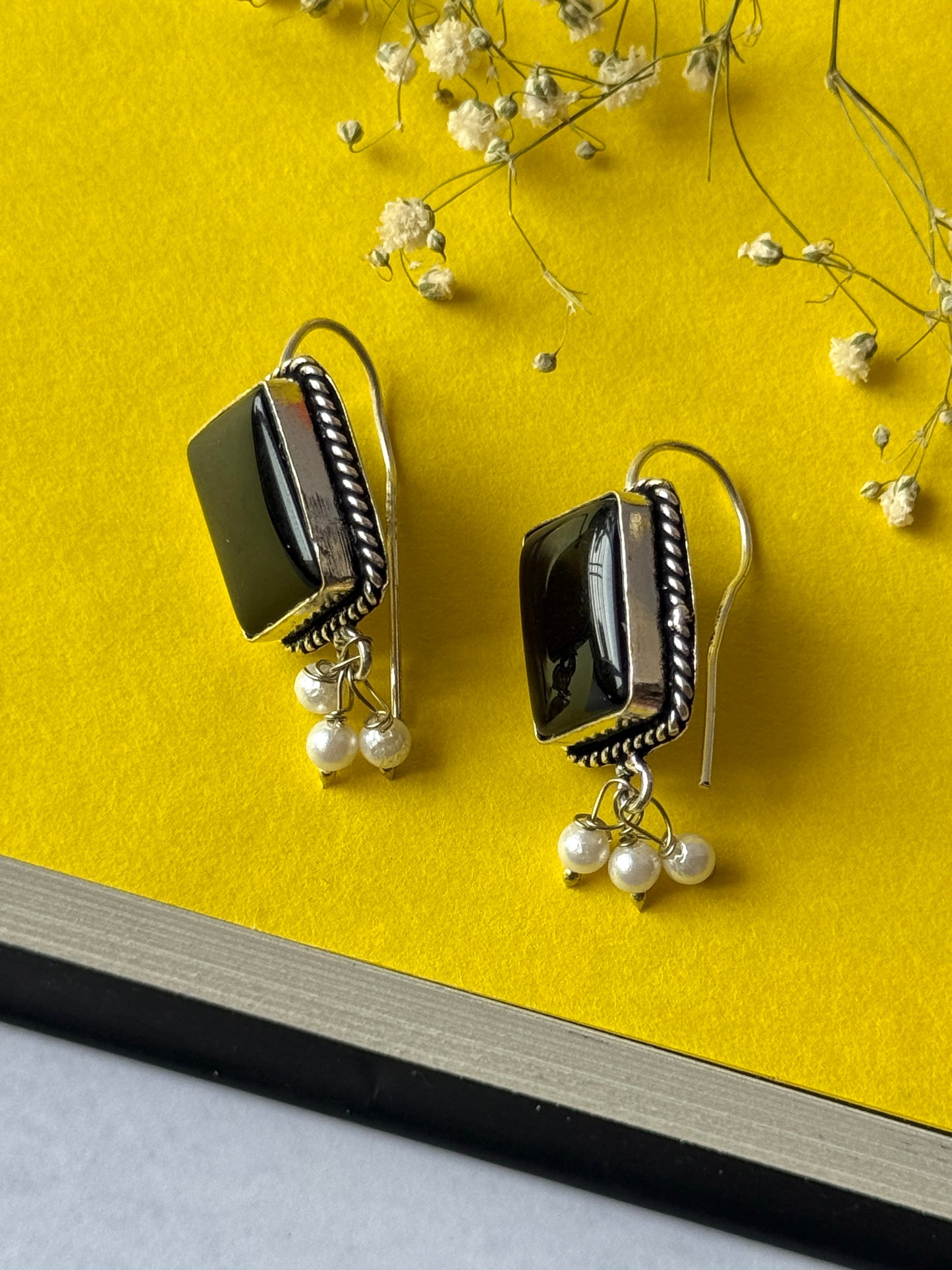 Silver Lookalike Daily Wear Hook Earrings