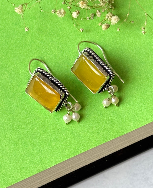 Silver Lookalike Daily Wear Hook Earrings