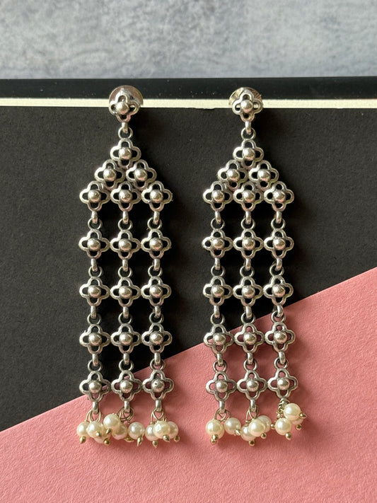 Long Hanging Chain Earrings