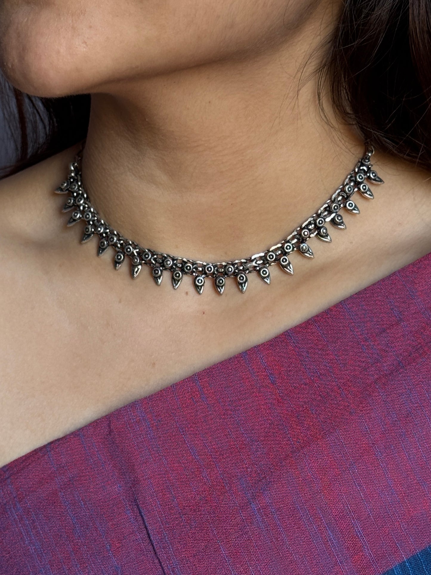 Antique Oxidised Necklace