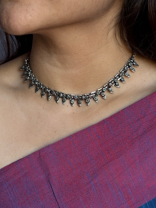 Antique Oxidised Necklace