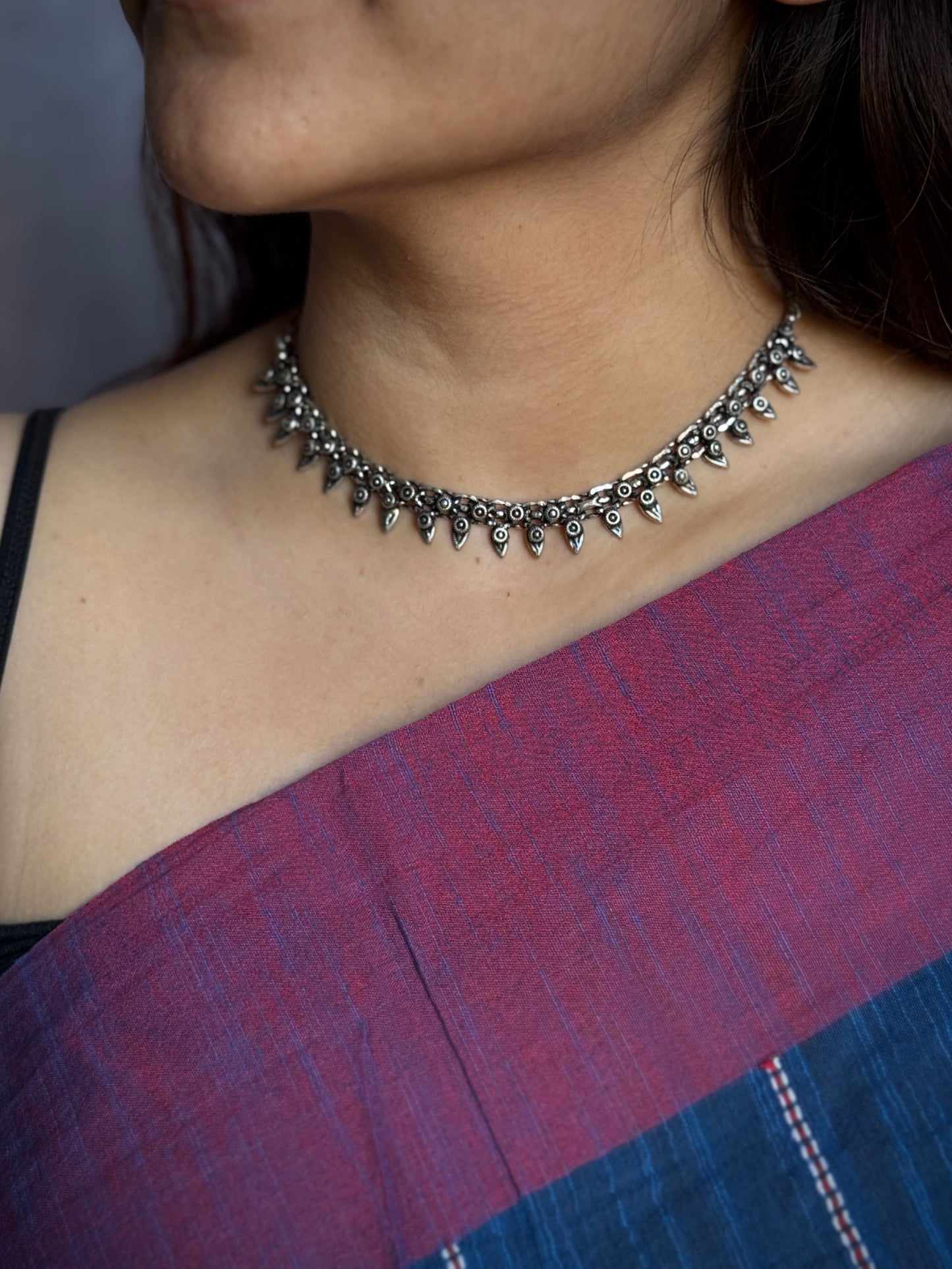 Antique Oxidised Necklace