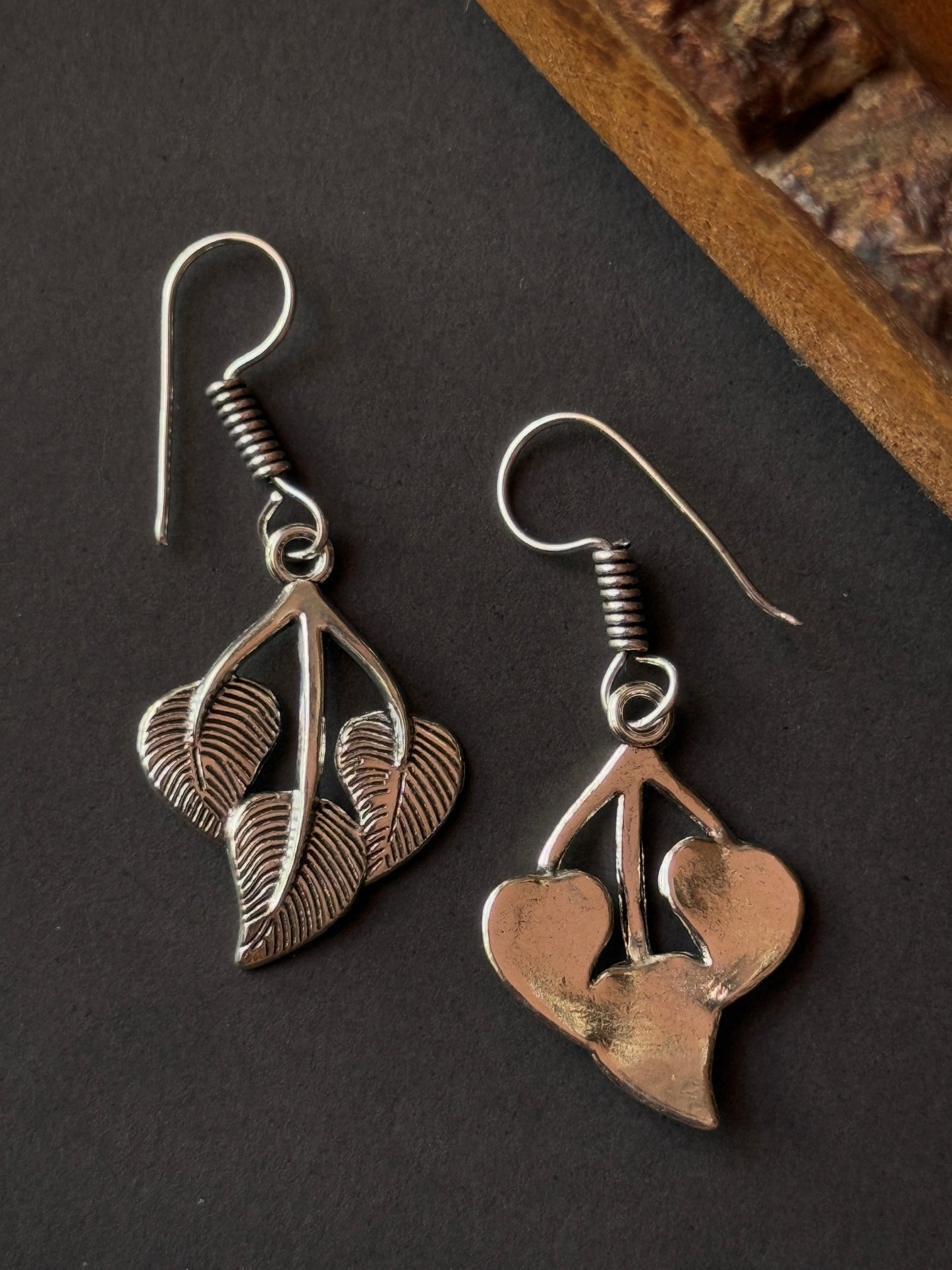 Triple Leaf Earrings for Women
