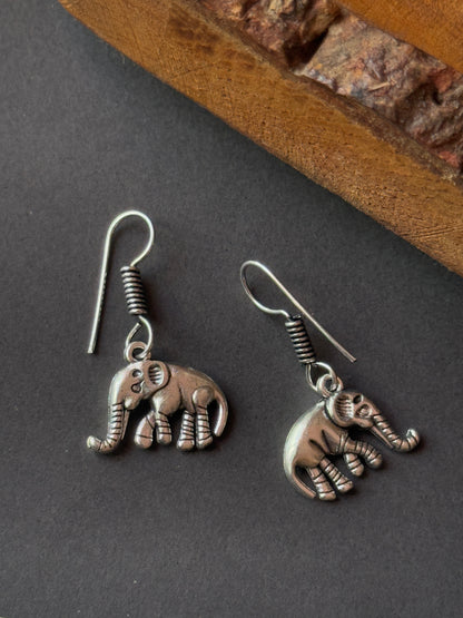 Cute Small Elephant Earrings for Women
