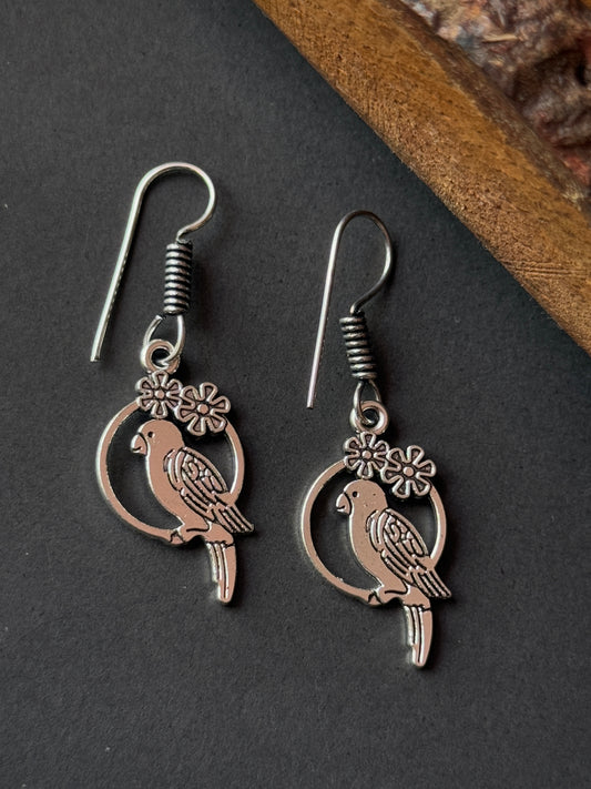 Dangling Parrot Earrings for Women