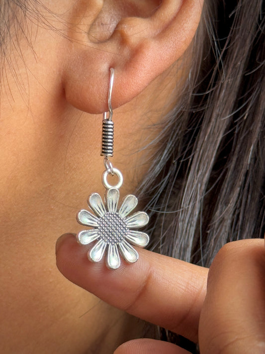 Flower Drop Earrings for Women