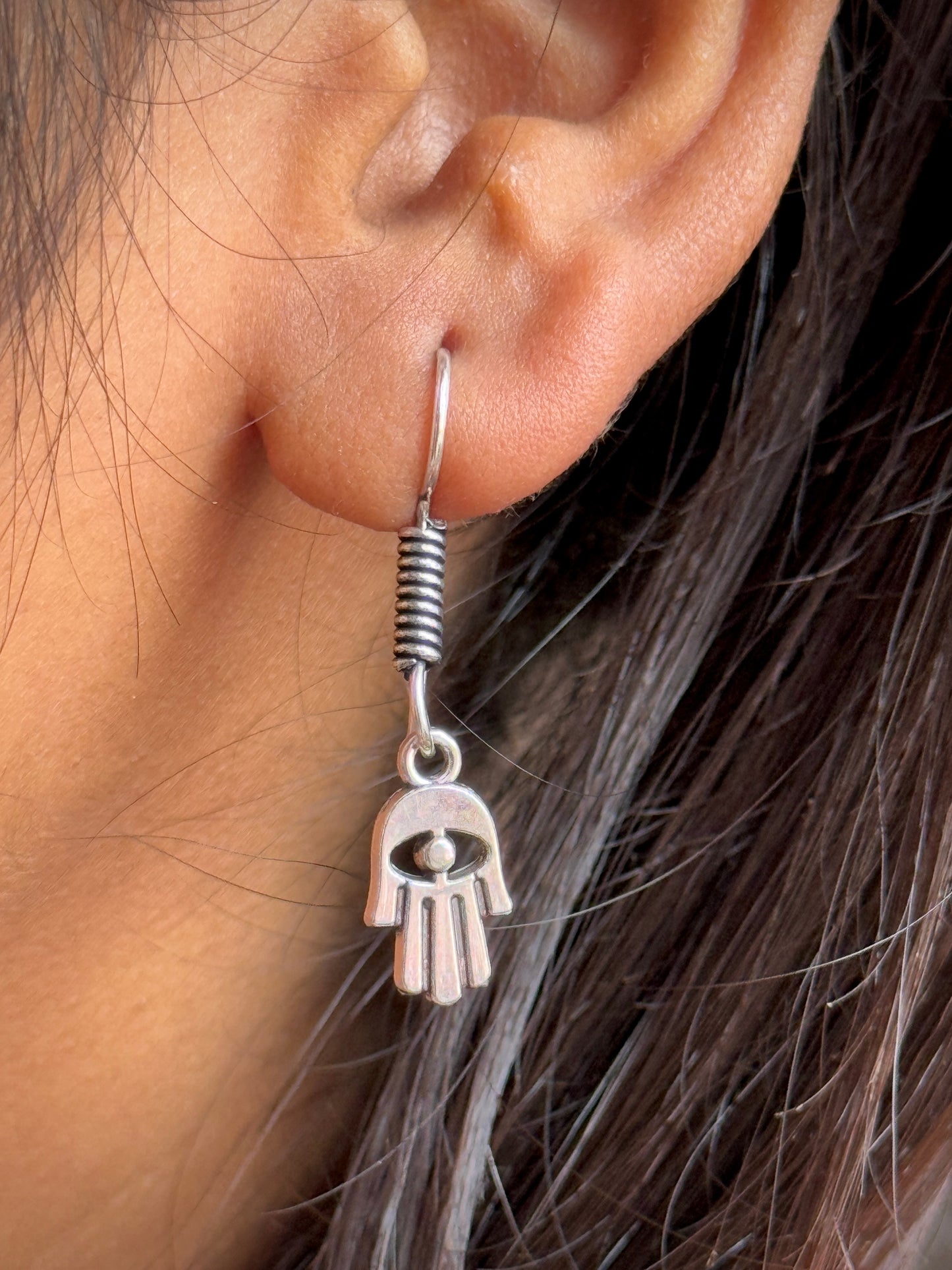 Hamsa Hand Earrings for Women