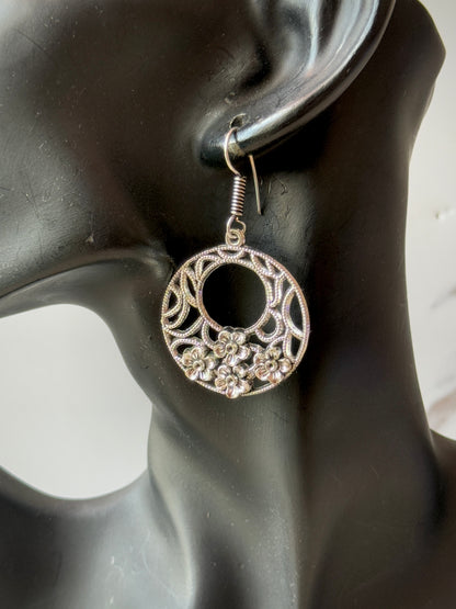 Circular Contemporary Earrings for Women