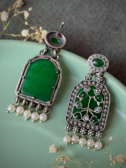 Partywear Moissanite Stone Earrings for Women