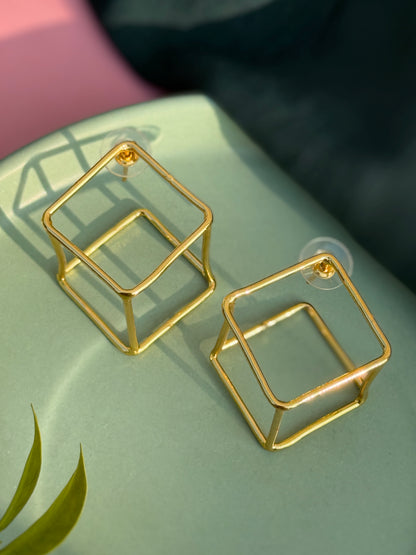 Statement Cube Earrings