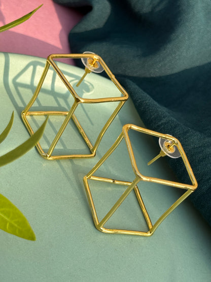 Statement Cube Earrings