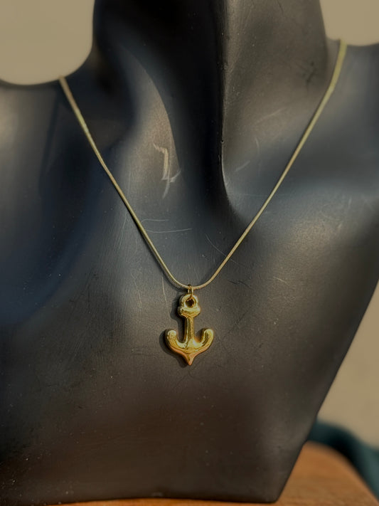 Love Anchor Anti-Tarnish Pendant