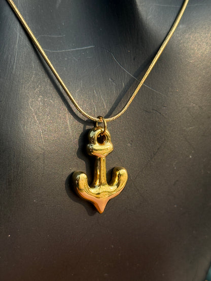 Love Anchor Anti-Tarnish Pendant
