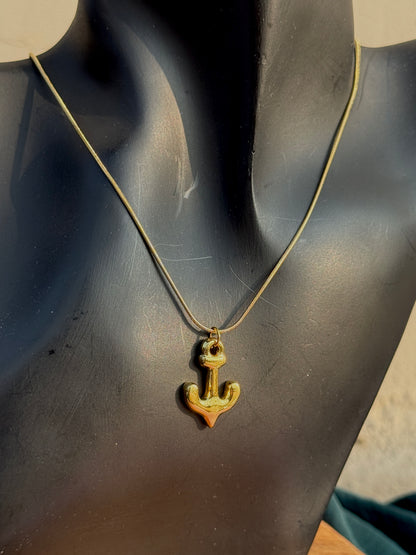 Love Anchor Anti-Tarnish Pendant