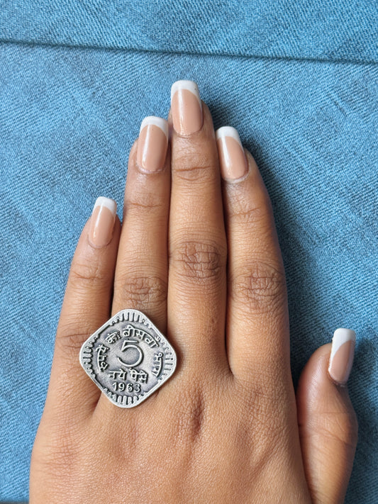 5 Paisa Free-Size Ring for Women