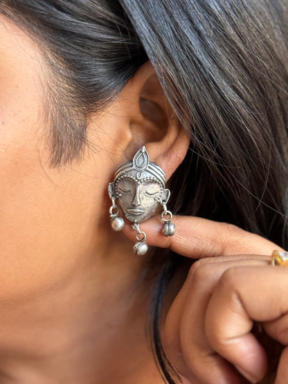 Face Inspired Artistic Stud Earrings