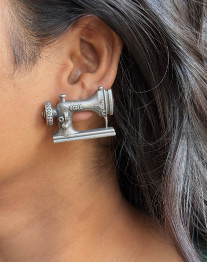 Handcrafted Silai Machine Earrings for Women