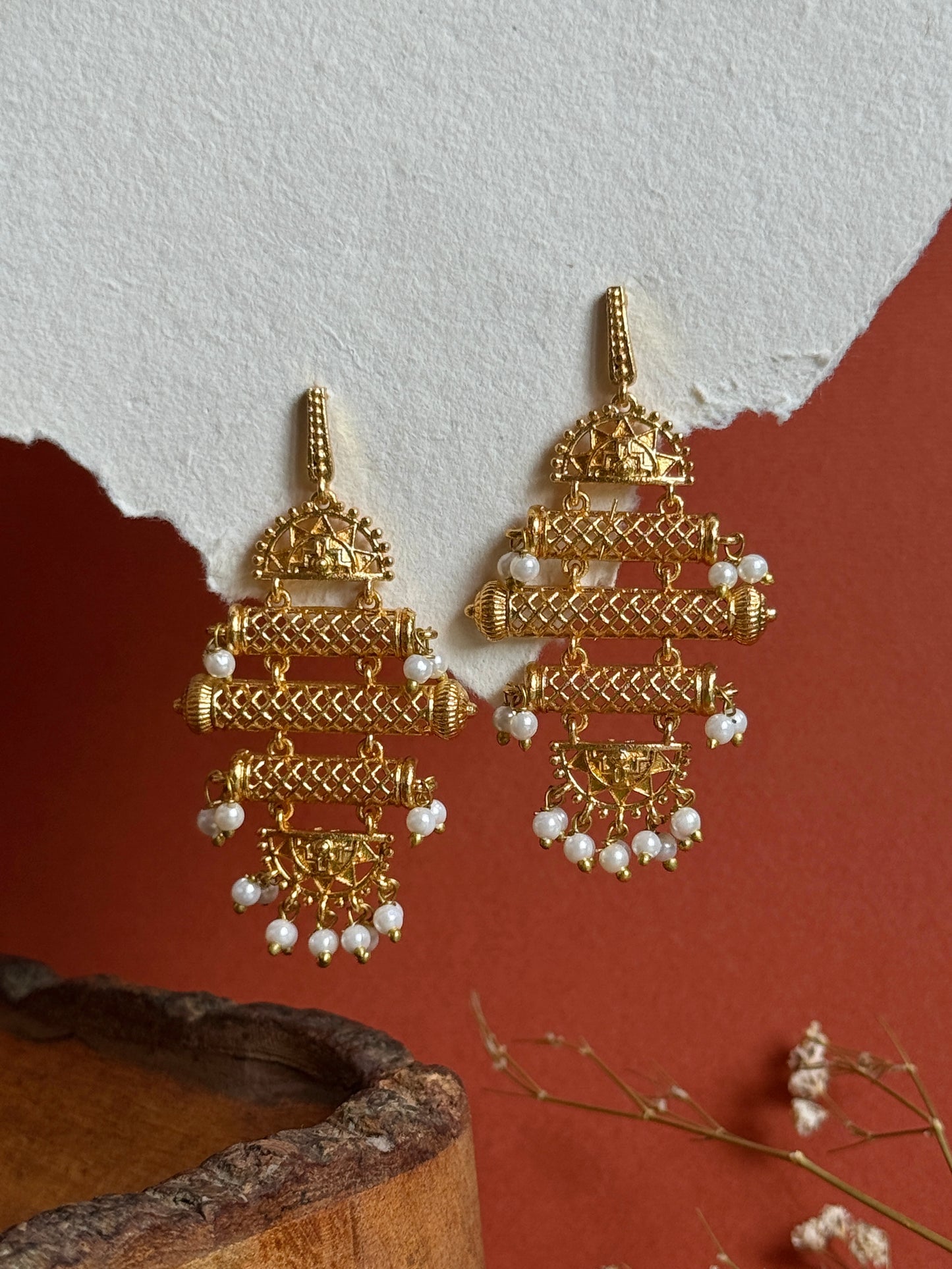 Gold-Toned Minimalist Earrings