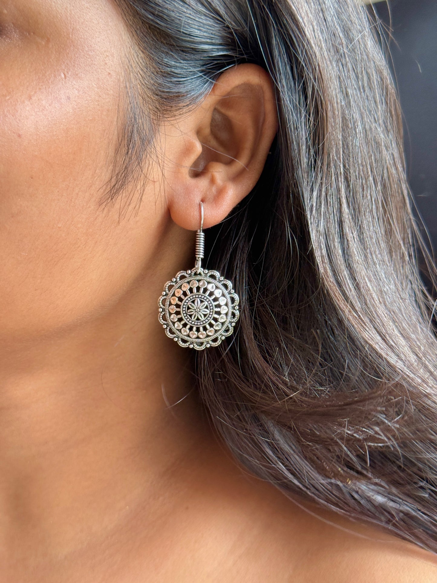 Minimal Silver Replica Hook Earrings