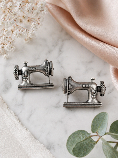 Handcrafted Silai Machine Earrings for Women