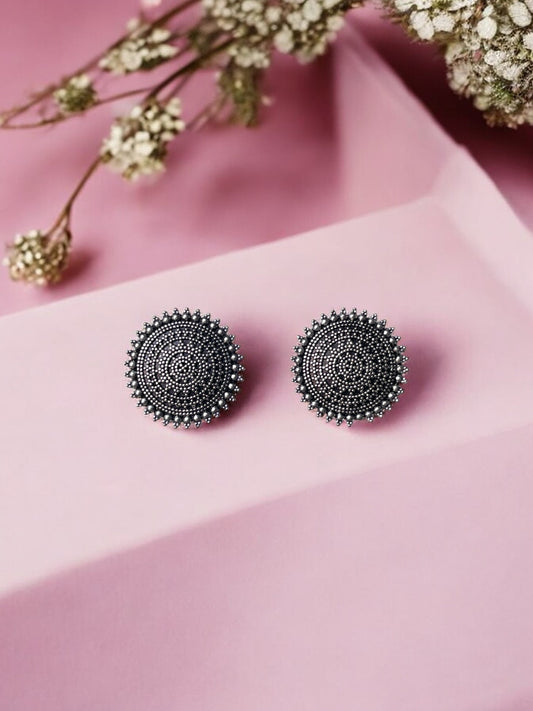 Oxidized Small Stud Earrings