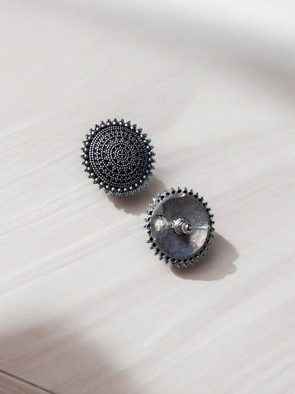 Oxidized Small Stud Earrings