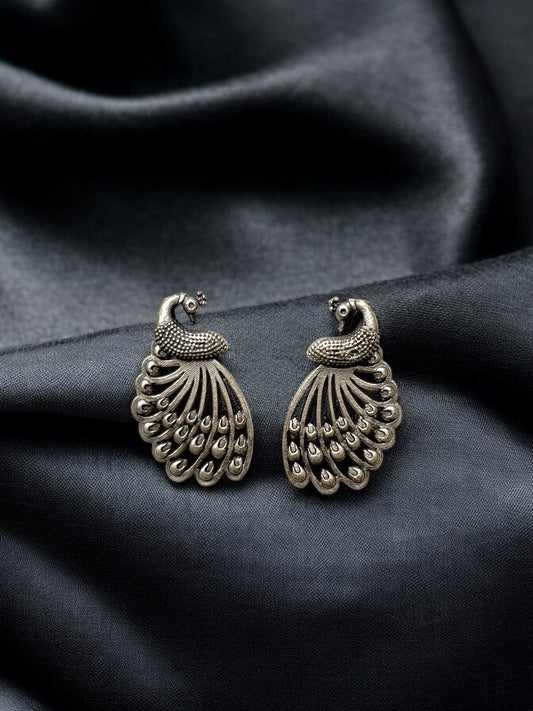 Elegant Peacock Design Earrings