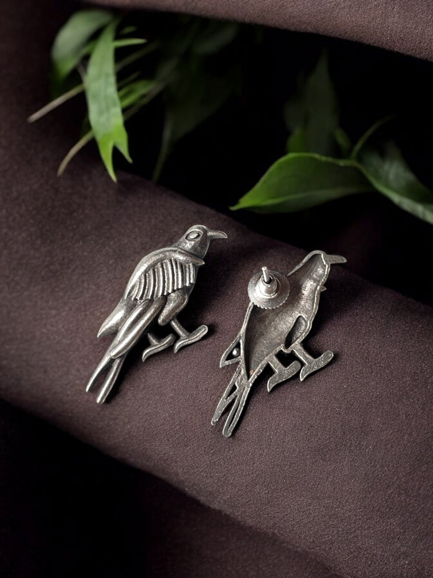 Eagle Design German Silver Studs