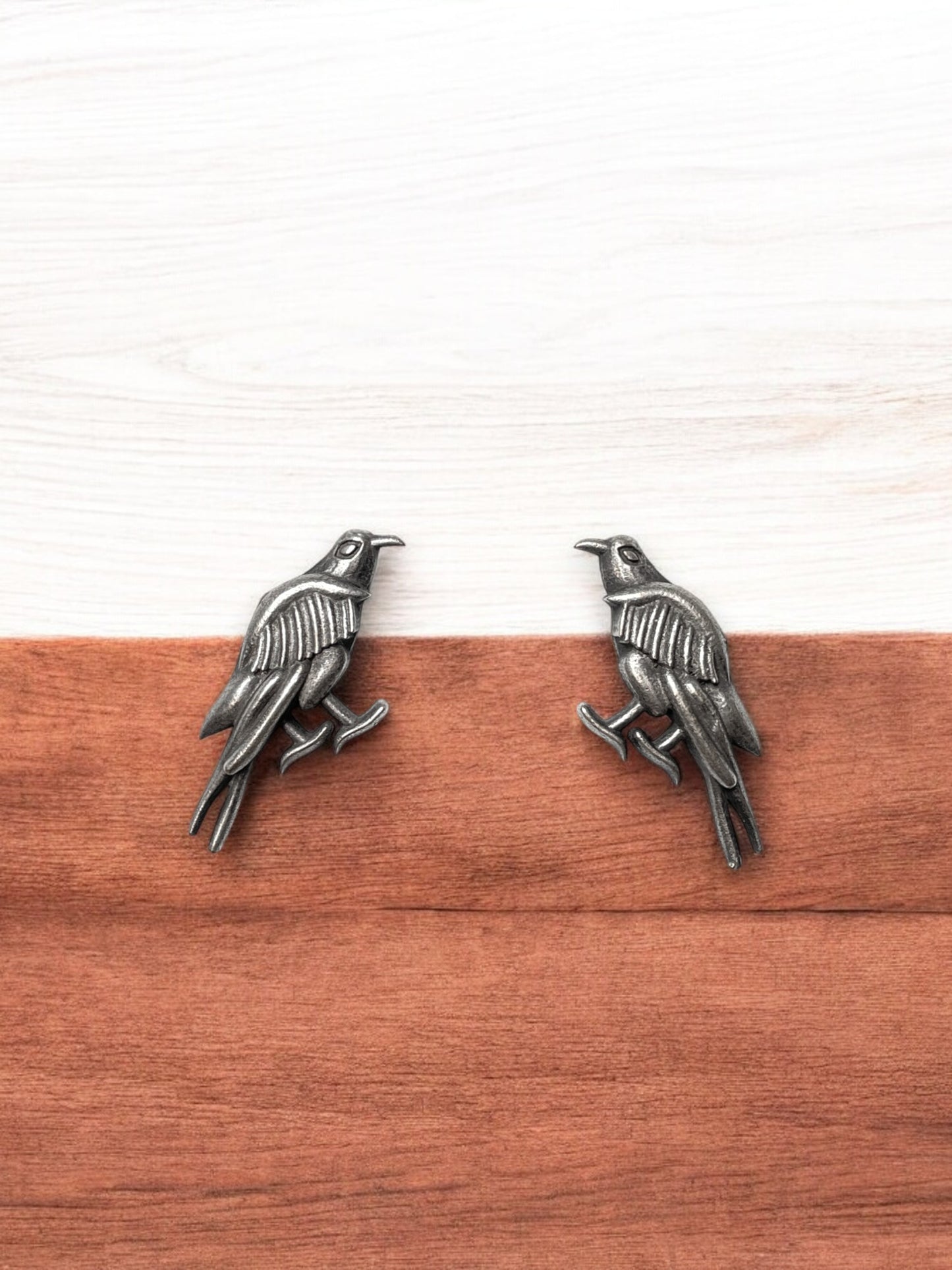 Eagle Design German Silver Studs