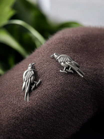 Eagle Design German Silver Studs