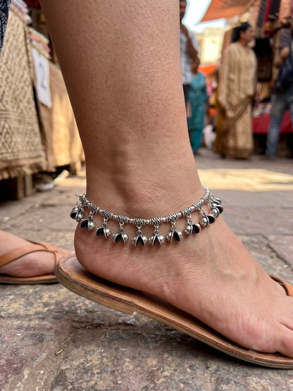 Silver Replica Ghungroo Payal