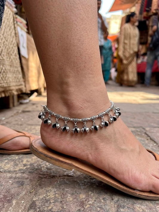 Silver Replica Ghungroo Payal