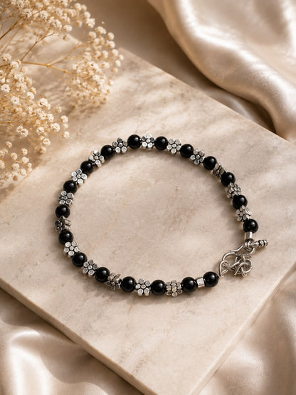 Floral Charm Bracelet – Anti Tarnish | Free Size