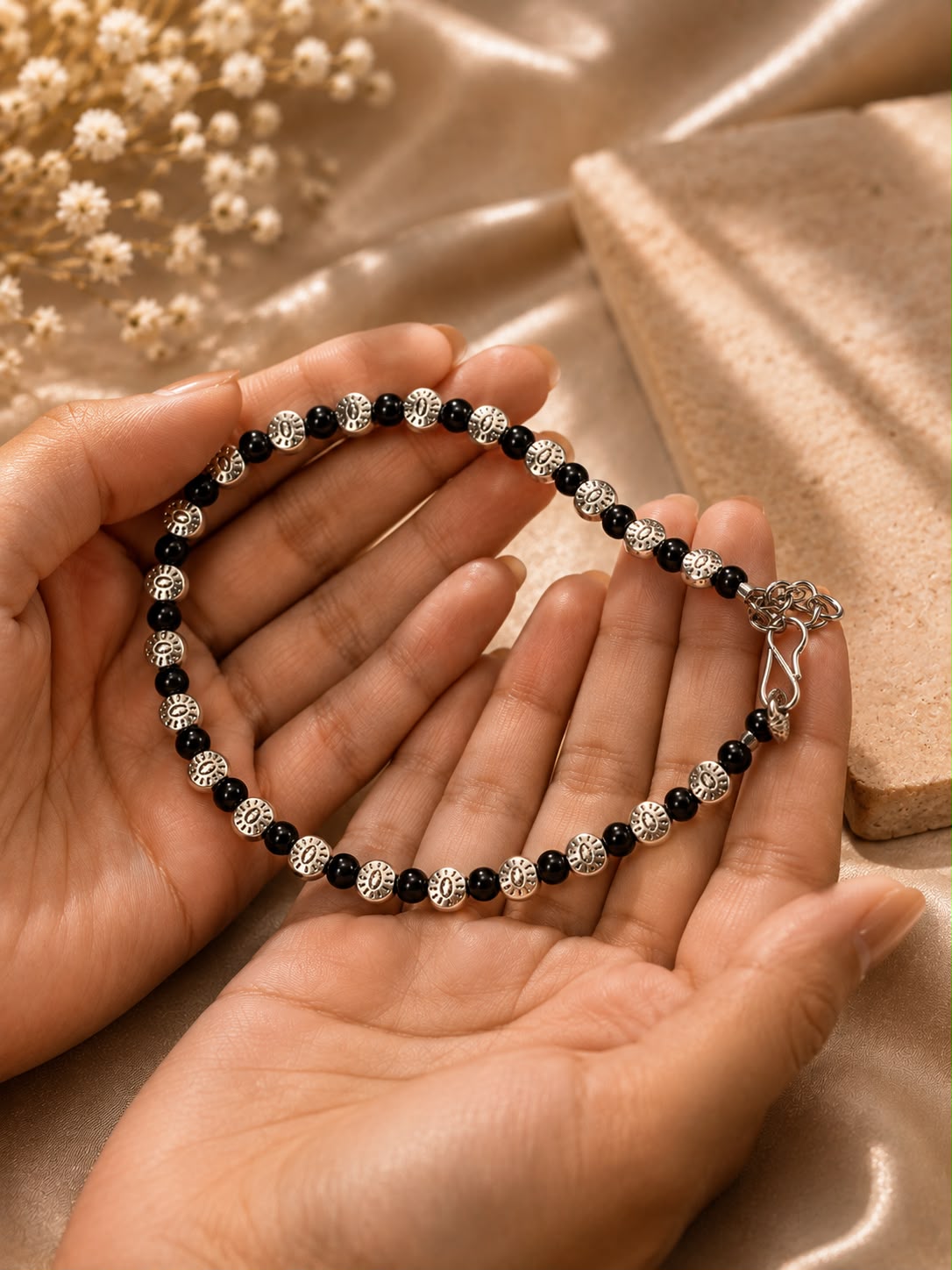 Nazar Protected Evil Eye Anklet – Anti Tarnish